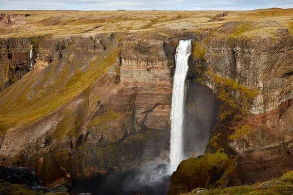 Hifoss Második Legnagyobb Vízesése Izland — Stock Fotó