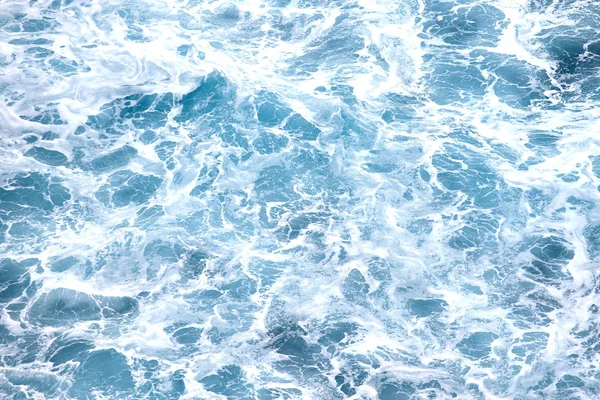 上面図 背景の海の波 — ストック写真