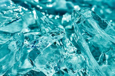 güzel çok renkli buz icicles. Soyut renkli buz