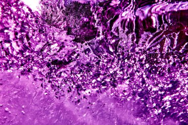 güzel çok renkli buz icicles. Soyut renkli buz