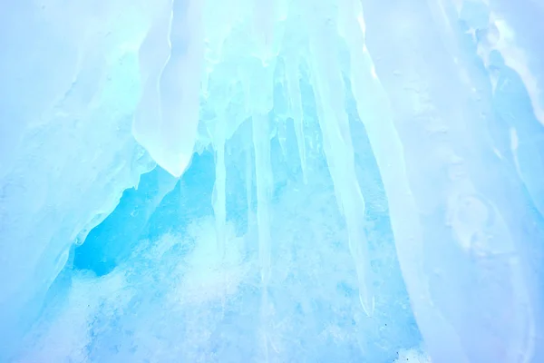 Красиві Різнокольорові Льодові Бурульки Абстрактний Кольоровий Лід — стокове фото