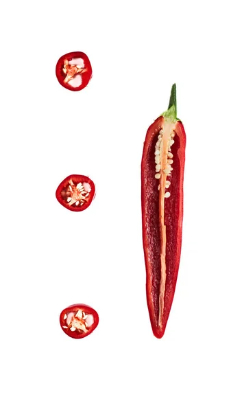 Seamless Pattern Red Hot Chili Peppers Vegetables Abstract Background Food — Stock Photo, Image