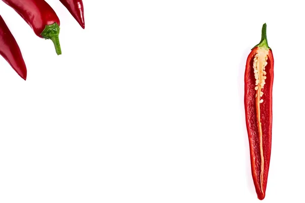 Χωρίς Ραφές Κόκκινες Καυτές Πιπεριές Τσίλι Λαχανικά Αφηρημένο Φόντο Φαγητό — Φωτογραφία Αρχείου