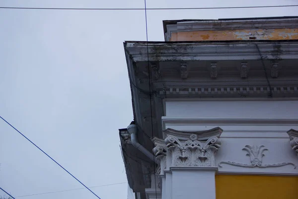 Detalles Uno Los Edificios Petrozavodsk —  Fotos de Stock