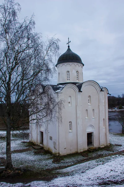 Velha Fortaleza Ladoga Templo Igreja São Jorge Staraya Ladoga — Fotografia de Stock