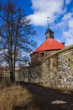 Priozersk 'teki taş kale Korela.