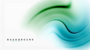 Girdap sıvısı akan renklerin hareket efekti, holografik soyut arkaplan