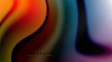 Girdap sıvısı akan renklerin hareket efekti, holografik soyut arkaplan