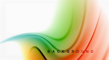 Girdap sıvısı akan renklerin hareket efekti, holografik soyut arkaplan