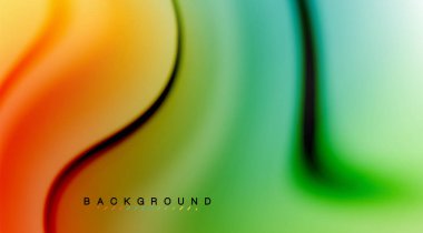 Girdap sıvısı akan renklerin hareket efekti, holografik soyut arkaplan