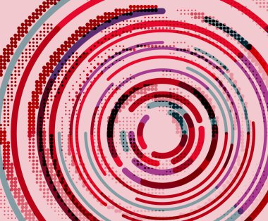 Dairesel çizgiler, daireler, geometrik arka plan