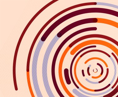 Dairesel çizgiler, daireler, geometrik arka plan