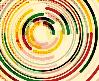 Dairesel çizgiler, daireler, geometrik arka plan