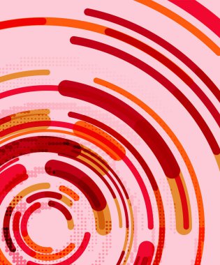 Dairesel çizgiler, daireler, geometrik arka plan