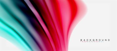 Bulanık sıvı arka plan renkleri, özet satırları, vektör çizim dalgalar