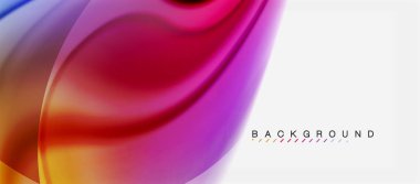 Girdap sıvısı akan renklerin hareket efekti, holografik soyut arkaplan