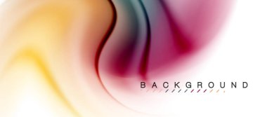 Girdap sıvısı akan renklerin hareket efekti, holografik soyut arkaplan