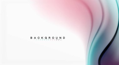 Girdap sıvısı akan renklerin hareket efekti, holografik soyut arkaplan