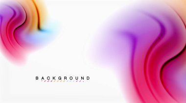 Girdap sıvısı akan renklerin hareket efekti, holografik soyut arkaplan