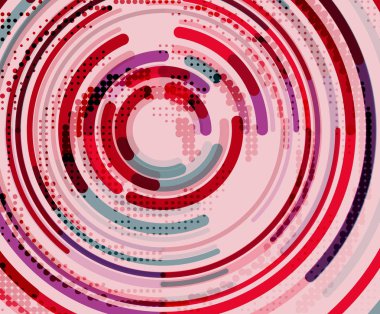 Dairesel çizgiler, daireler, geometrik arka plan