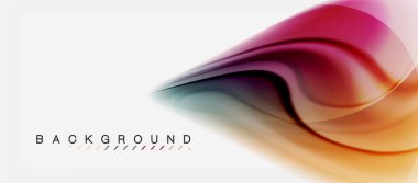 Girdap sıvısı akan renklerin hareket efekti, holografik soyut arkaplan