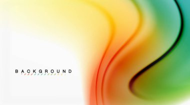 Girdap sıvısı akan renklerin hareket efekti, holografik soyut arkaplan