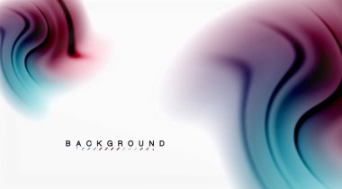 Girdap sıvısı akan renklerin hareket efekti, holografik soyut arkaplan