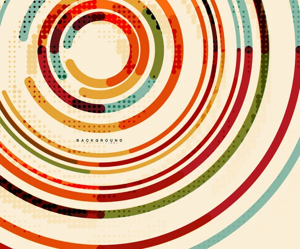 Dairesel çizgiler, daireler, geometrik arka plan