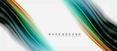 Bulanık sıvı arka plan renkleri, özet satırları, vektör çizim dalgalar