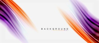 Bulanık sıvı arka plan renkleri, özet satırları, vektör çizim dalgalar