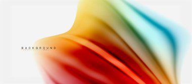 Bulanık sıvı arka plan renkleri, özet satırları, vektör çizim dalgalar