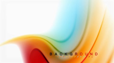 Girdap sıvısı akan renklerin hareket efekti, holografik soyut arkaplan