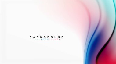 Girdap sıvısı akan renklerin hareket efekti, holografik soyut arkaplan