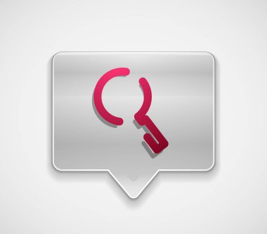 Magnifyier web düğme arama, kutsal kişilerin resmi büyütmek. Modern Büyüteç işareti, web sitesi tasarımı veya mobil uygulaması