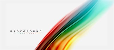 Bulanık sıvı arka plan renkleri, özet satırları, vektör çizim dalgalar