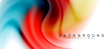 Girdap sıvısı akan renklerin hareket efekti, holografik soyut arkaplan