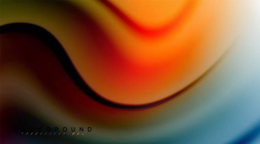 Girdap sıvısı akan renklerin hareket efekti, holografik soyut arkaplan