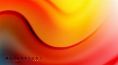 Sıvı akan renkler hareket efekti, holografik arka plan girdap. Vektör çizim