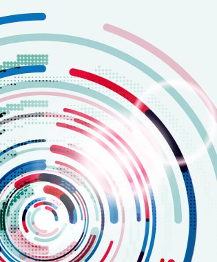 Dairesel çizgiler, daireler, geometrik arka plan