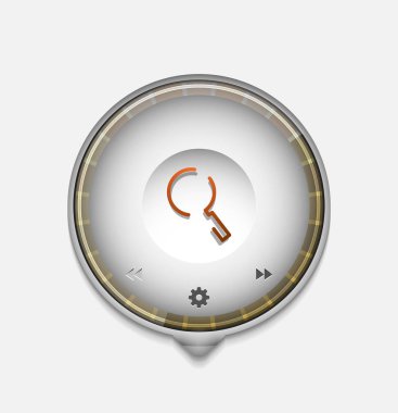Magnifyier web düğme arama, kutsal kişilerin resmi büyütmek. Modern Büyüteç işareti, web sitesi tasarımı veya mobil uygulaması
