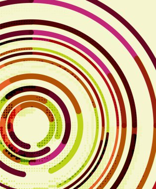 Dairesel çizgiler, daireler, geometrik arka plan