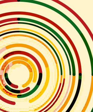 Dairesel çizgiler, daireler, geometrik arka plan