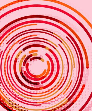 Dairesel çizgiler, daireler, geometrik arka plan