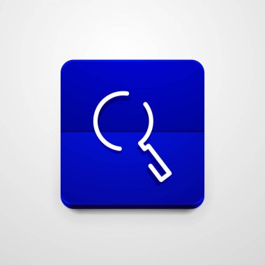 Magnifyier web düğme arama, kutsal kişilerin resmi büyütmek. Modern Büyüteç işareti, web sitesi tasarımı veya mobil uygulaması