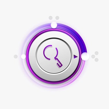 Magnifyier web düğme arama, kutsal kişilerin resmi büyütmek. Modern Büyüteç işareti, web sitesi tasarımı veya mobil uygulaması