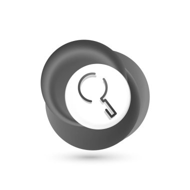 Magnifyier web düğme arama, kutsal kişilerin resmi büyütmek. Modern Büyüteç işareti, web sitesi tasarımı veya mobil uygulaması