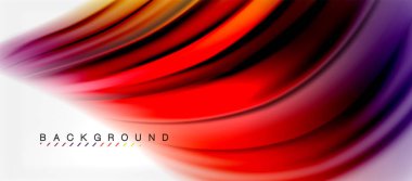 Bulanık sıvı arka plan renkleri, özet satırları, vektör çizim dalgalar