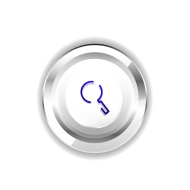 Magnifyier web düğme arama, kutsal kişilerin resmi büyütmek. Modern Büyüteç işareti, web sitesi tasarımı veya mobil uygulaması