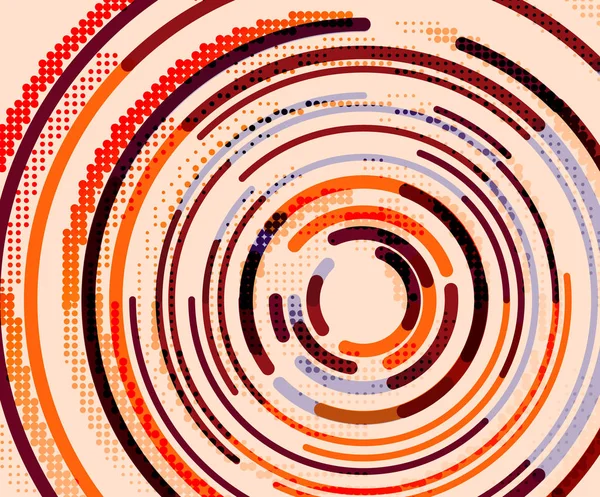 Dairesel çizgiler, daireler, geometrik arka plan