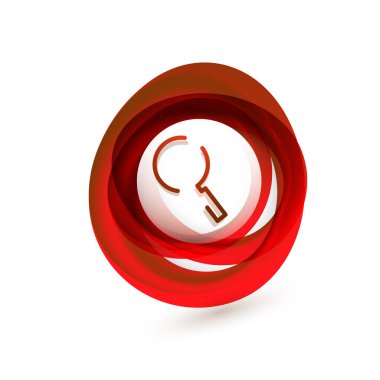 Magnifyier web düğme arama, kutsal kişilerin resmi büyütmek. Modern Büyüteç işareti, web sitesi tasarımı veya mobil uygulaması